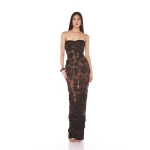 Bronx and Banco Jasmine Black Maxi Dress Bronx and Banco Black Jasmine Black Maxi Dress a harmonious blend of structured elegance and timeless sophistication