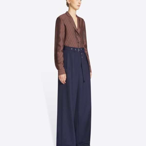 Dries Van Noten Belted wool trousers, view 3