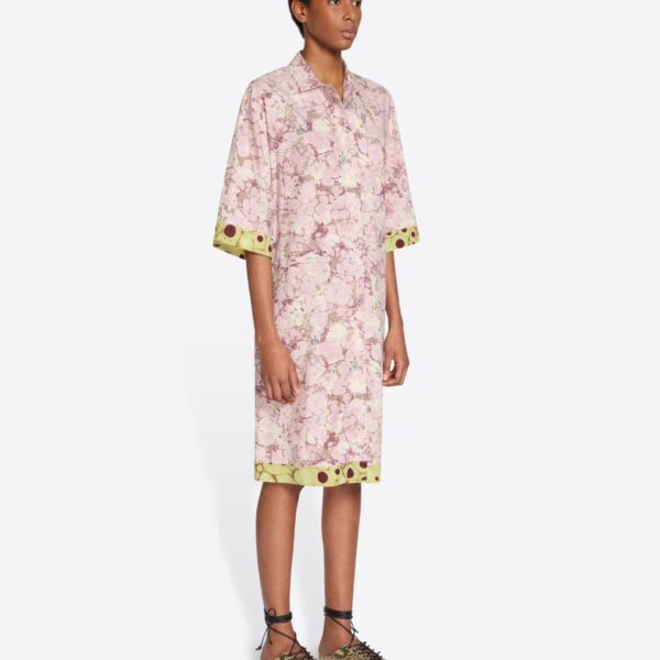 Dries Van Noten Cotton shirt dress, view 3
