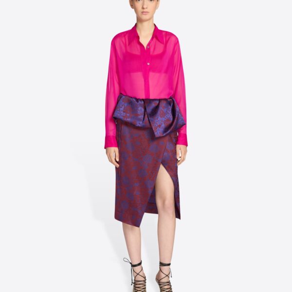 Dries Van Noten Fitted silk shirt, view 2