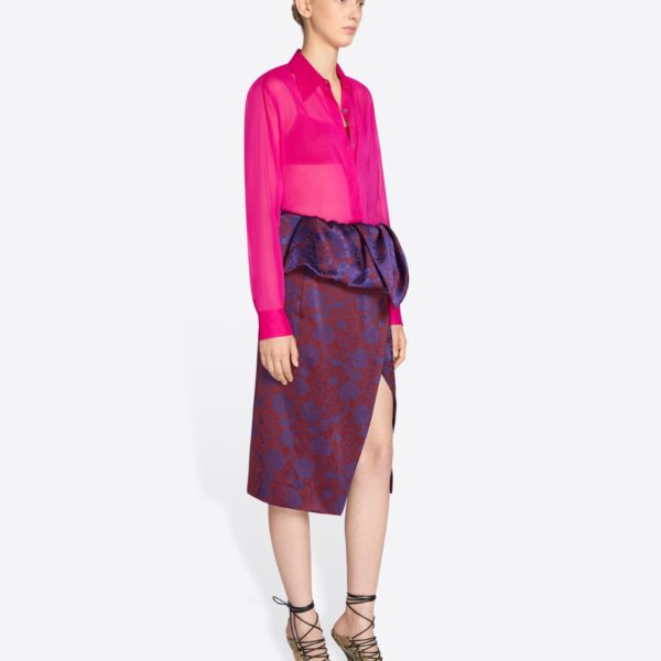 Dries Van Noten Fitted silk shirt, view 3