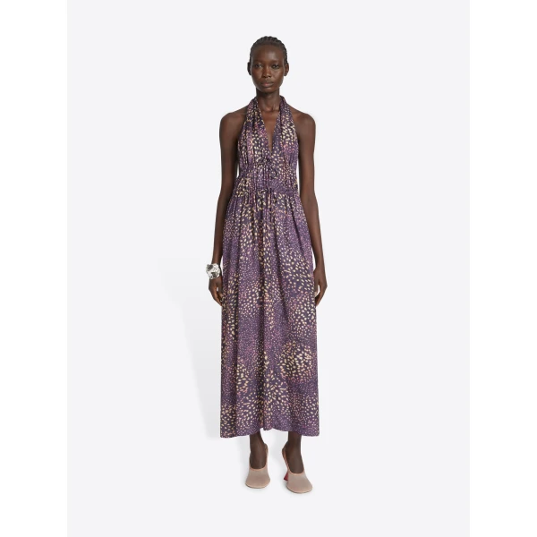 with Orchid Spots all-over print.