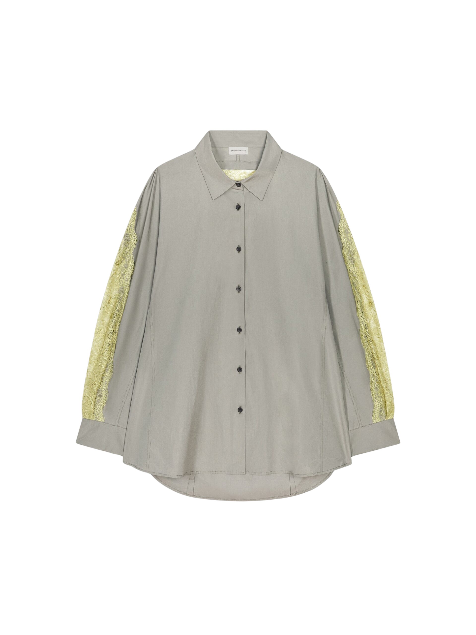 Dries Van Noten Lace cocoon shirt