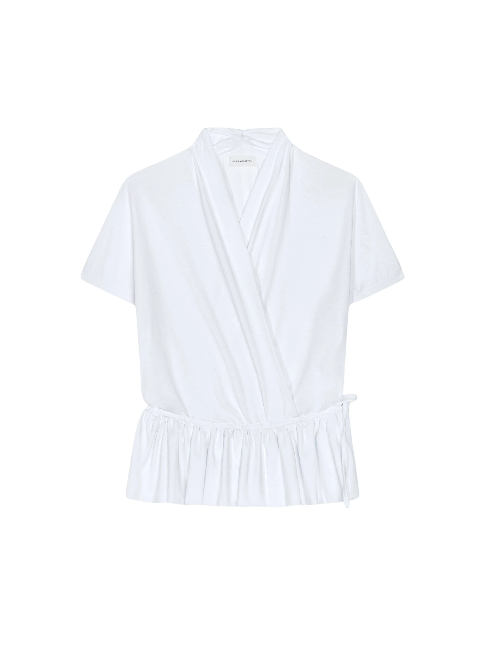 Dries-Van-Noten-Peplum-tee-scaled84010_nobg Dries Van Noten Tops luxury Clothing from Luxury Handbags Marketplace