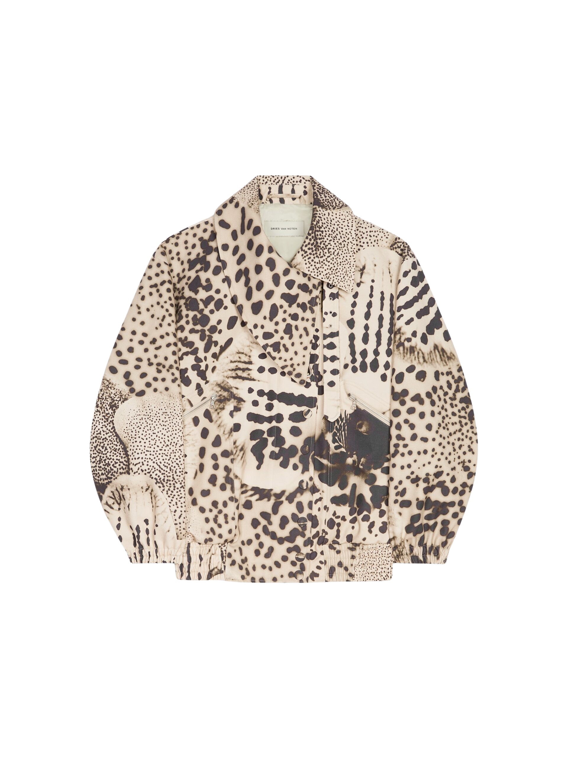 Dries Van Noten Printed cotton bomber Jacket
