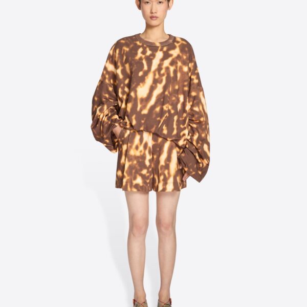 Dries Van Noten Printed cotton shorts, view 2