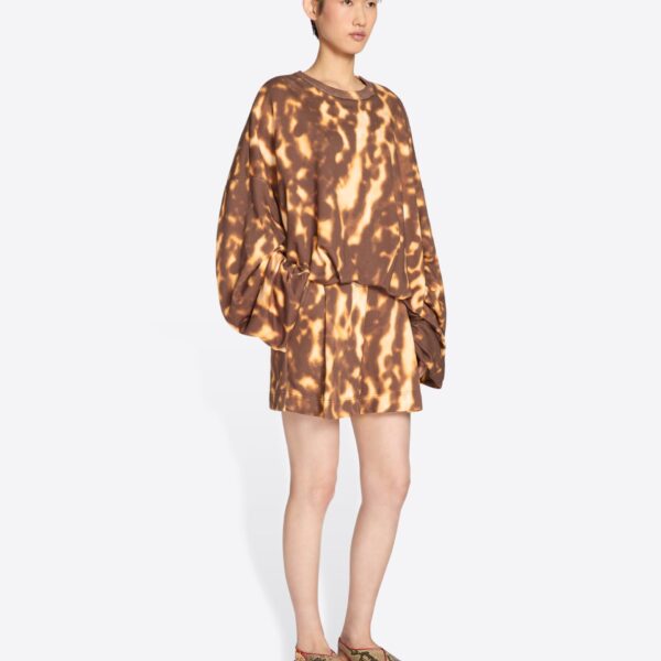 Dries Van Noten Printed cotton shorts, view 3