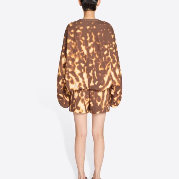 Dries Van Noten Printed cotton shorts, view 4
