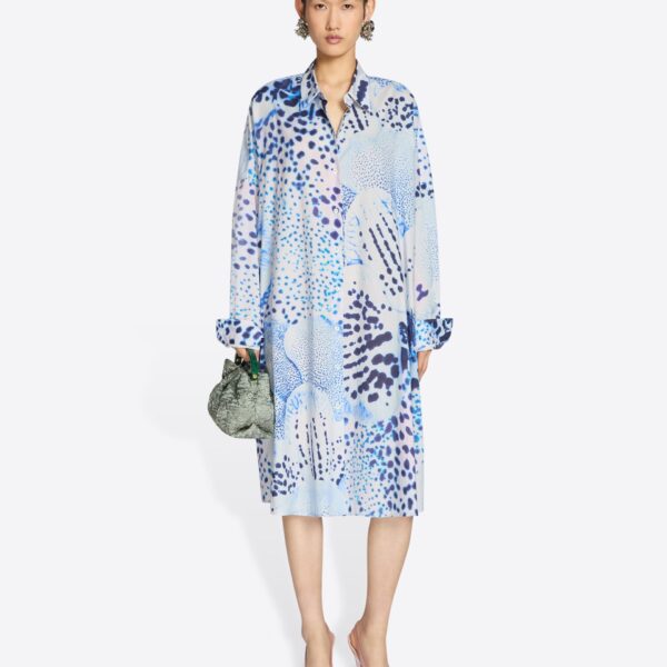 Dries Van Noten Printed shirt dress, view 2
