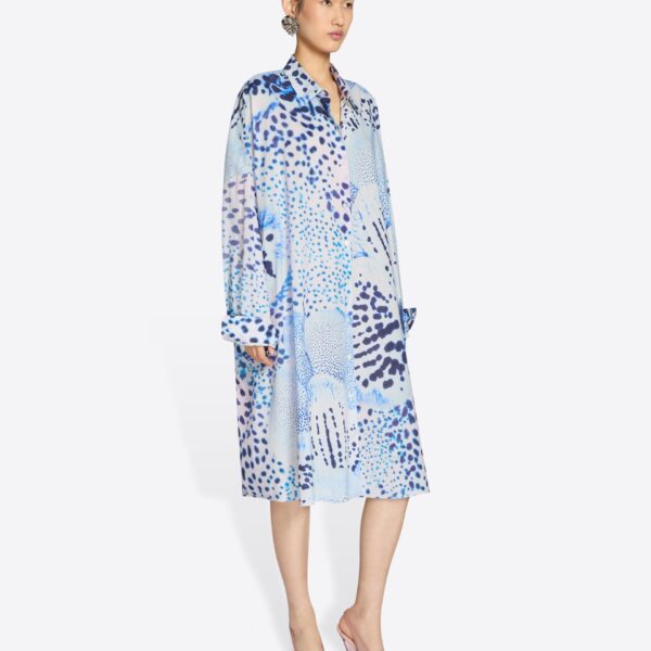 Dries Van Noten Printed shirt dress, view 3