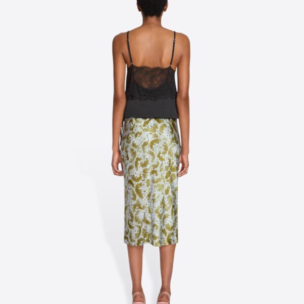 Dries Van Noten Printed silk skirt, view 4