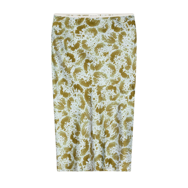Dries Van Noten Printed silk skirt
