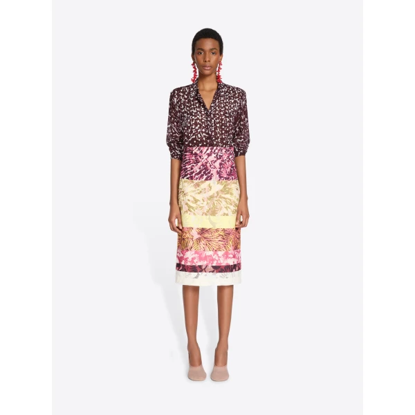 with Floral Composition print.