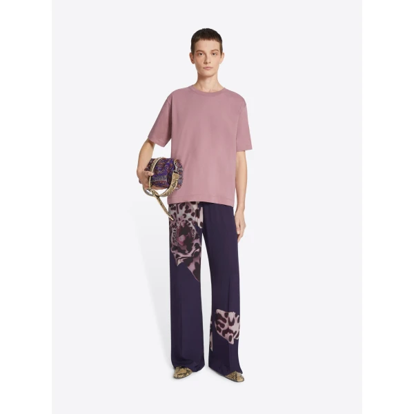 with placed Leopard Orchid print.