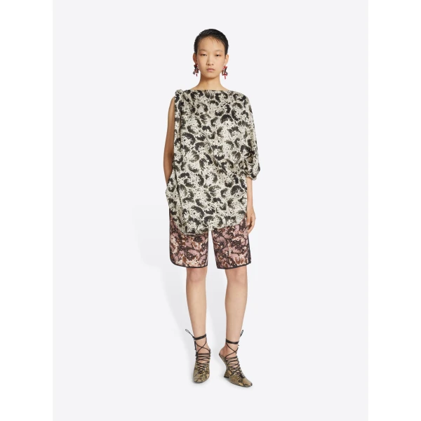 with Orchid Petal all-over print.