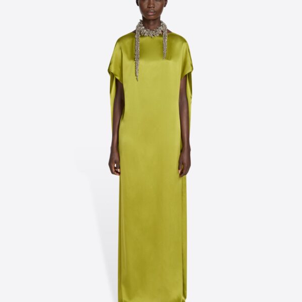 Dries Van Noten Silk floor length dress, view 2