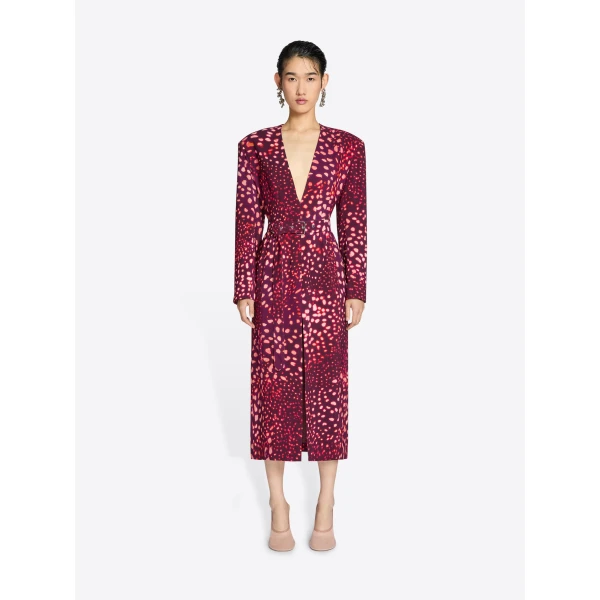 with Orchid Spots all-over print.