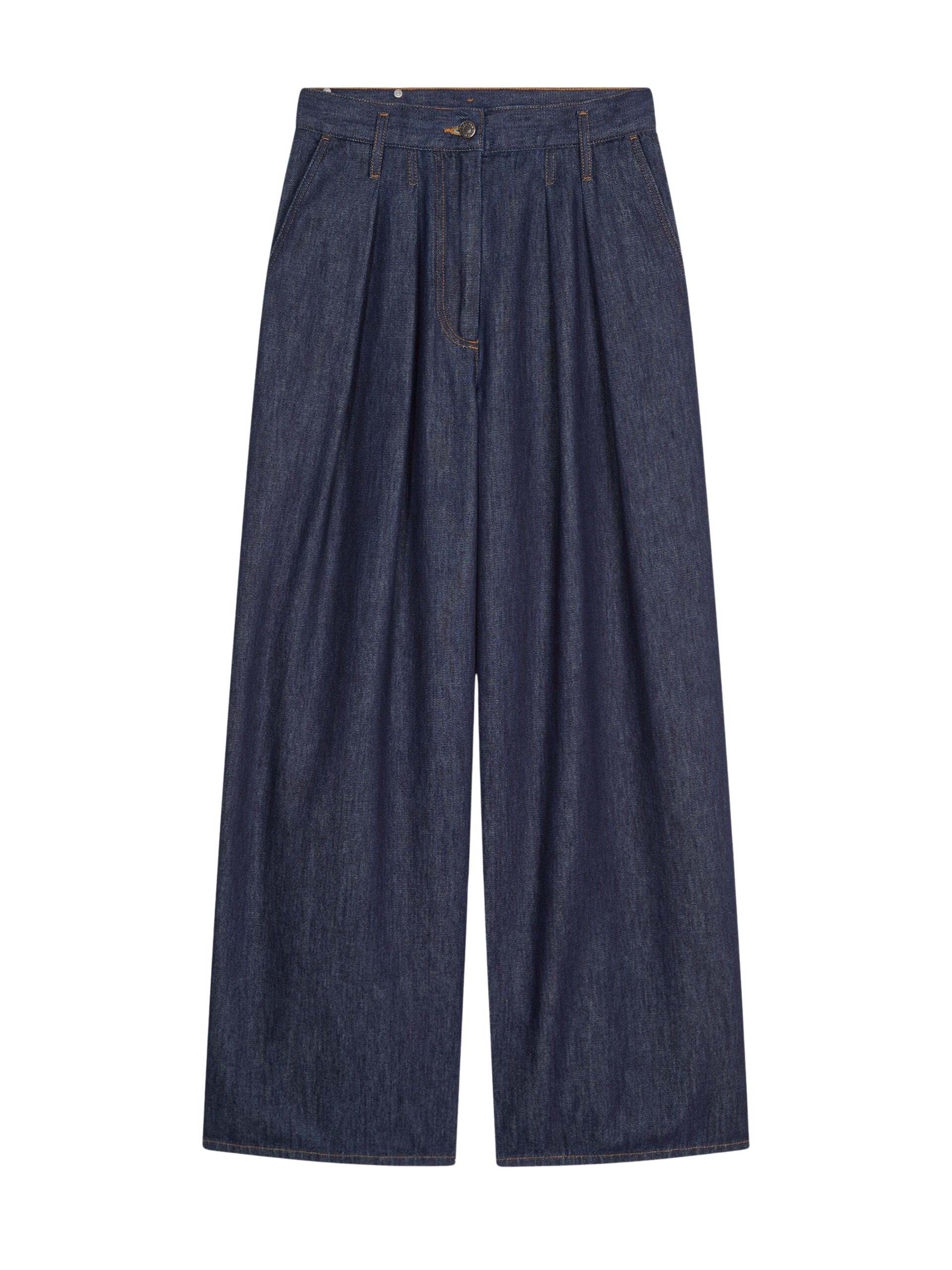 Dries Van Noten Wide pleated jeans