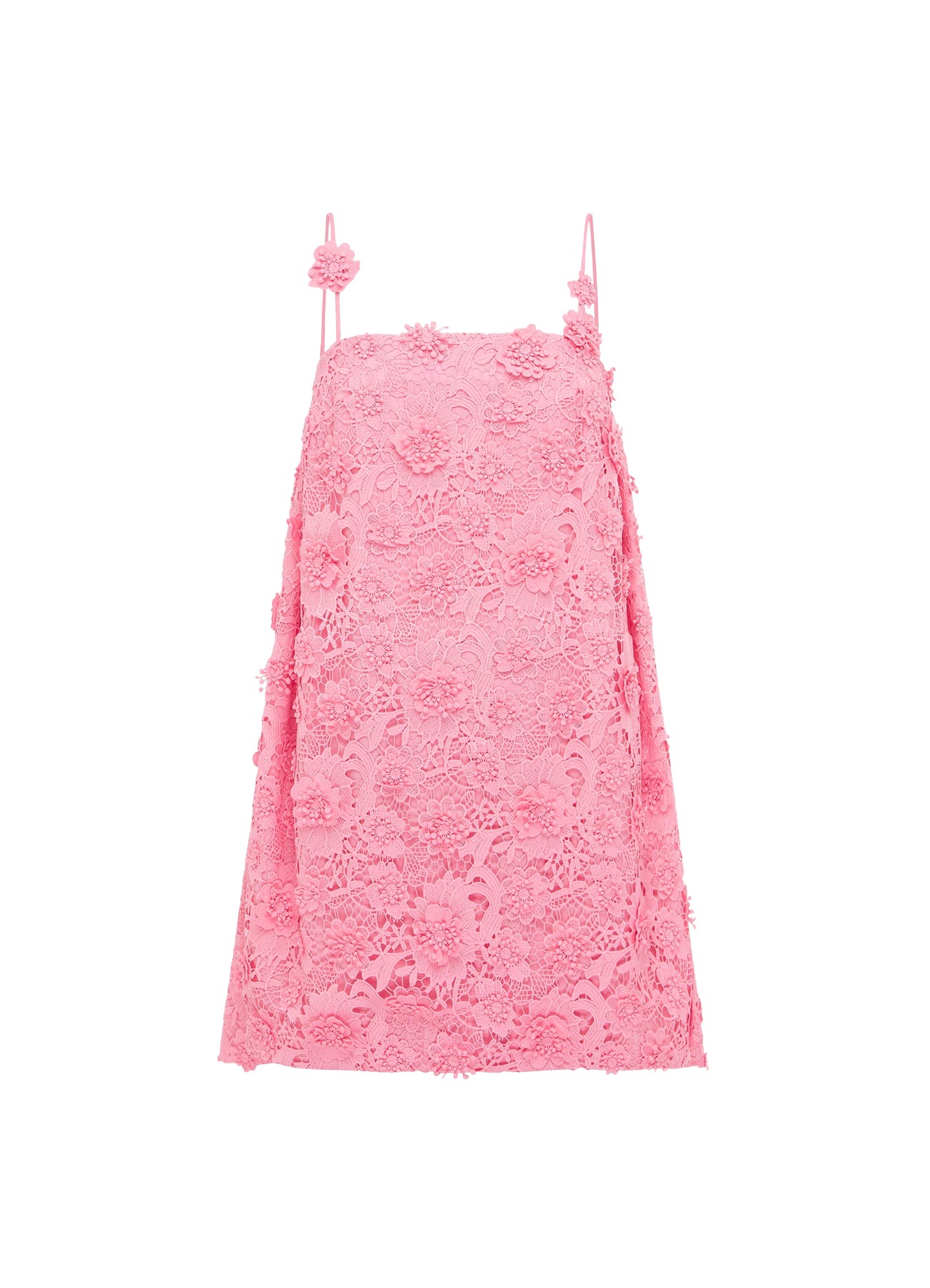 Leo Lin Fifi Lace Mini Dress – Bubblegum