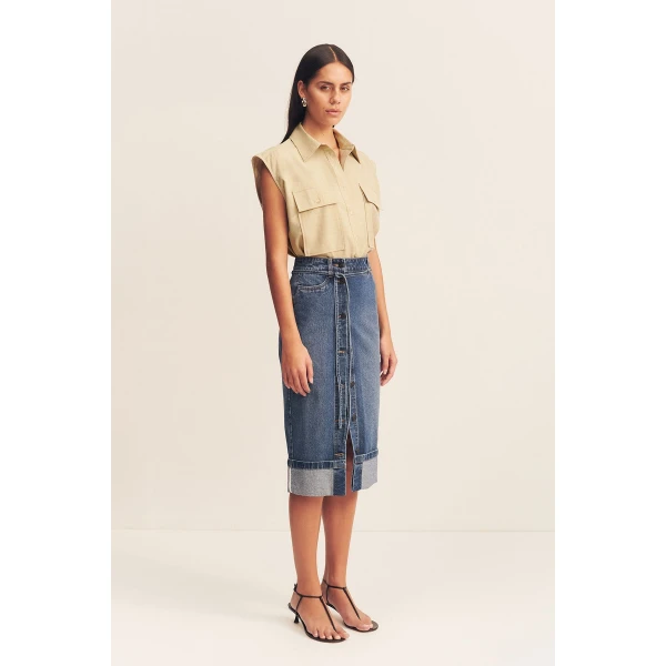 Shona Joy Blue luxury Clothing from  Luxury Handbags Marketplace
