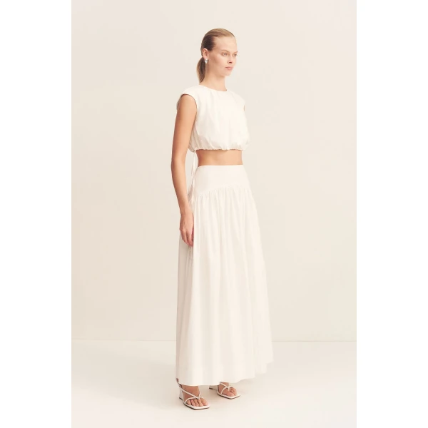 Shona Joy Cotton   Garden Party with relaxed fit and minimalist silhouette for Minimalist Fashion or Elegant Day Clothing