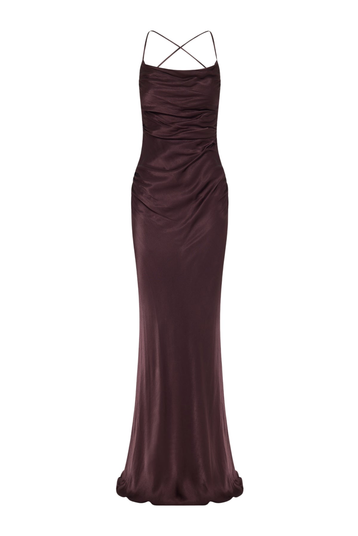 Shona Joy La Lune Lace Back Maxi Dress – Espresso