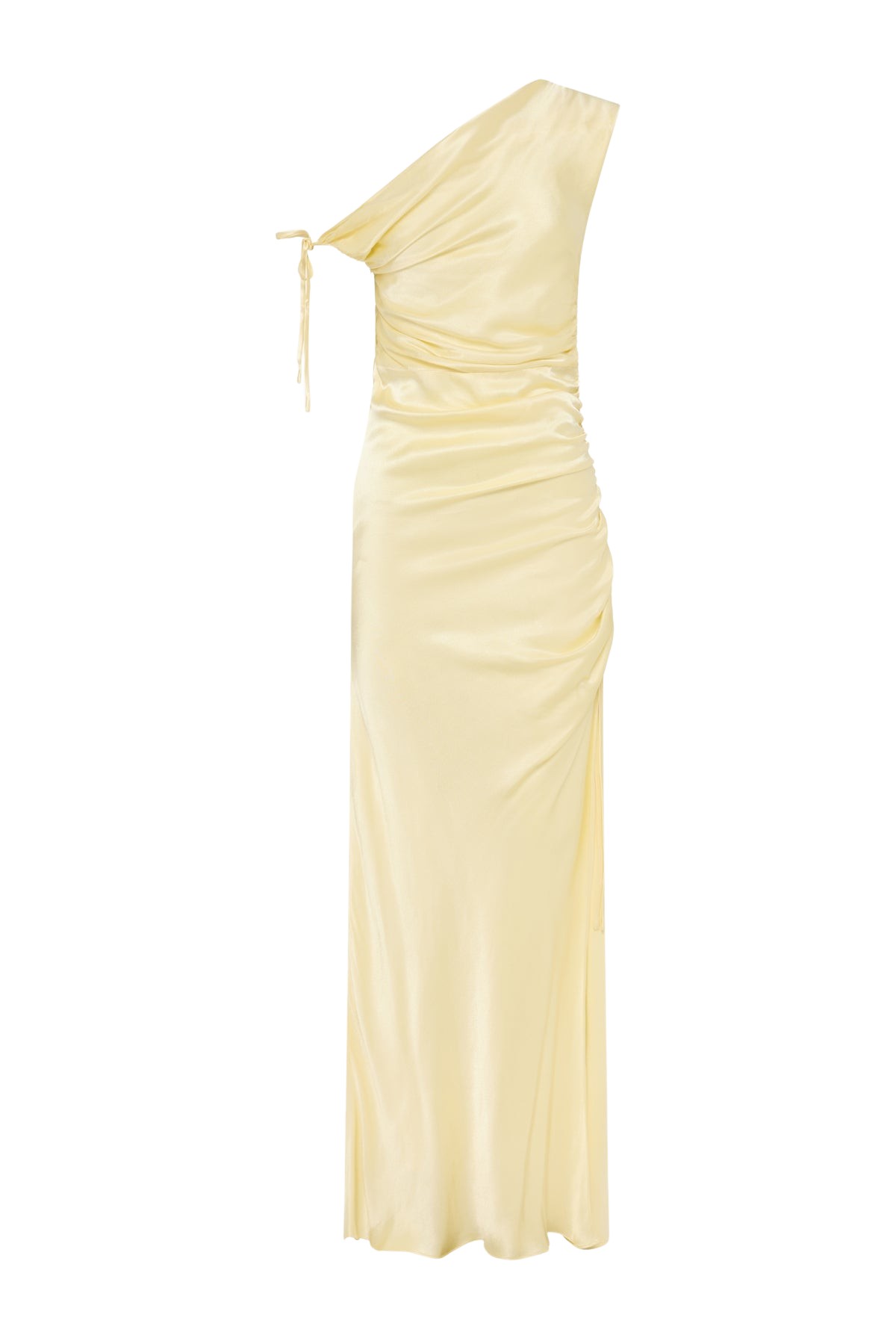 Shona Joy La Lune Gathered Maxi Dress – Lemon