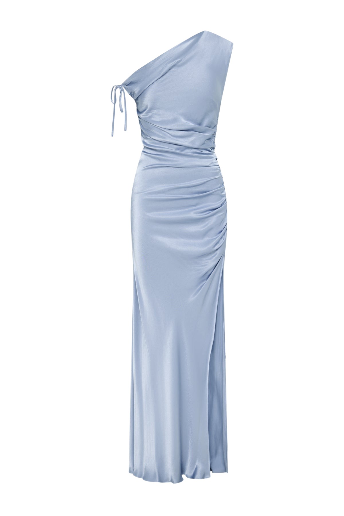 Shona Joy La Lune Gathered Maxi Dress – Powder Blue
