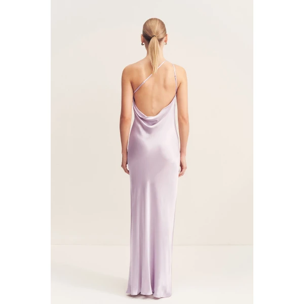 Shona Joy Satin Dress Maxi Dress  Garden Party with relaxed fit and minimalist silhouette for Minimalist Fashion or Elegant Day Clothing