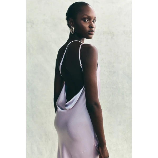 Shona Joy Satin Dress Maxi Dress  Garden Party with relaxed fit and minimalist silhouette for Minimalist Fashion or Elegant Day Clothing
