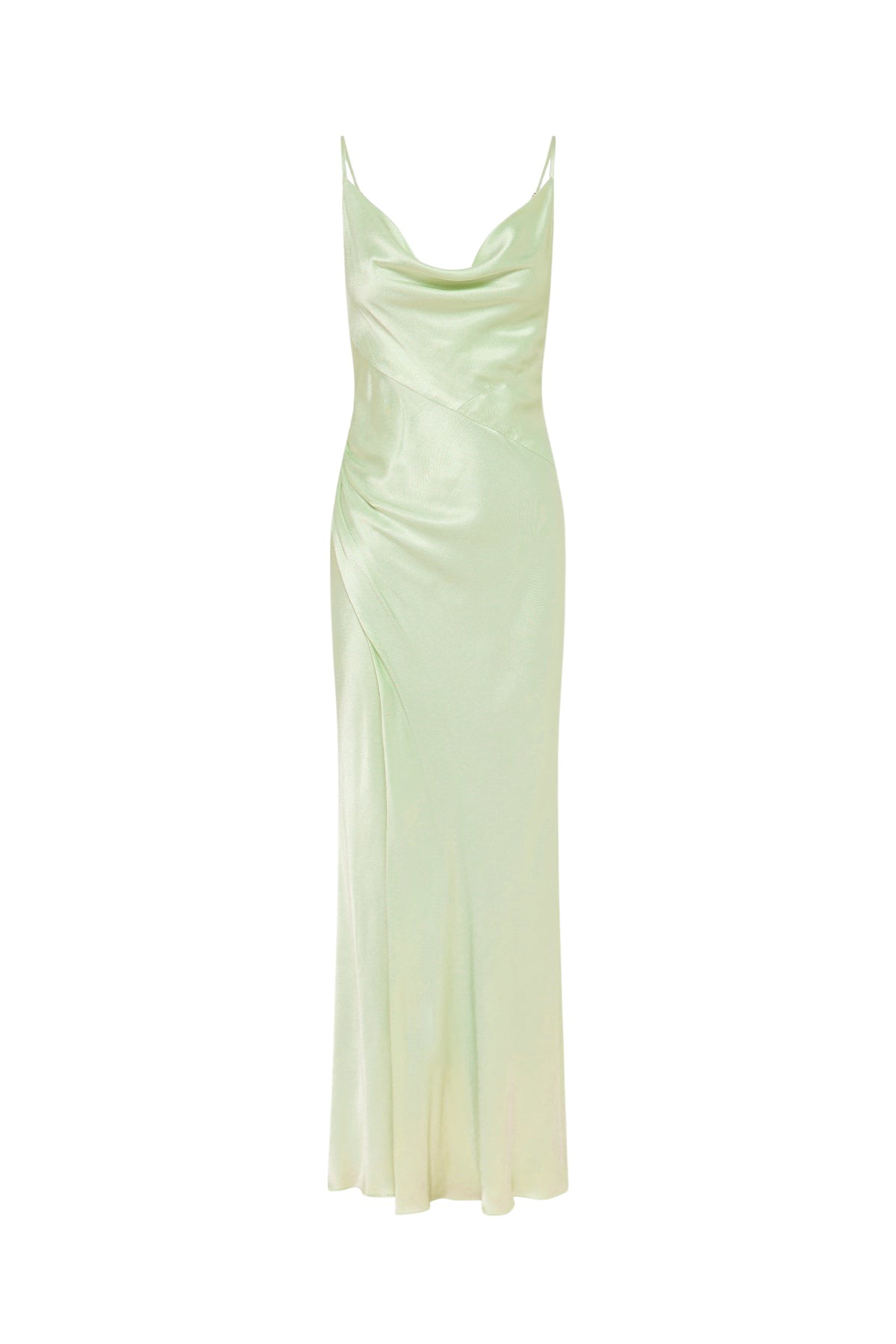 Shona Joy La Lune Cowl Neck Midi Dress – Key Lime