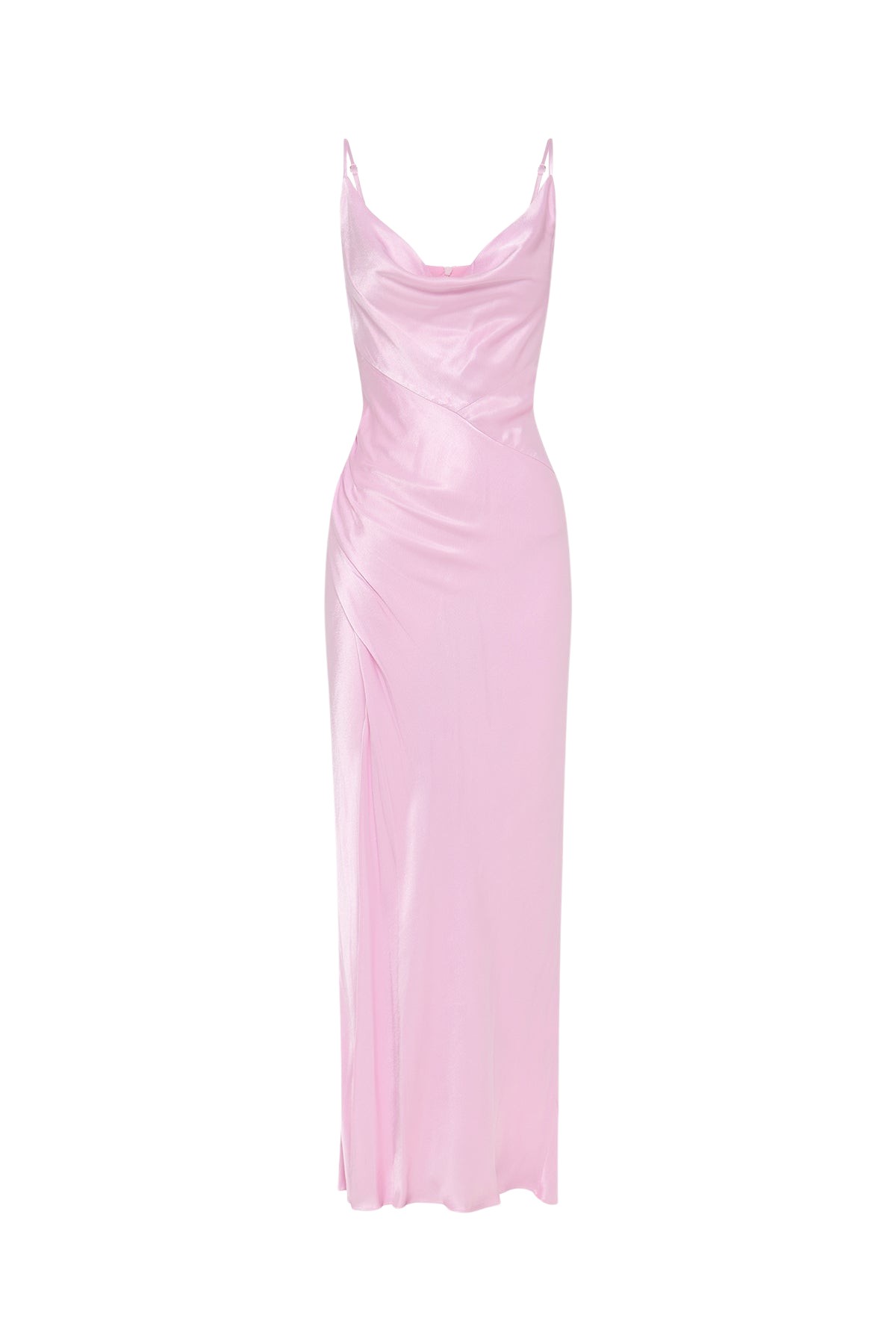 Shona Joy La Lune Cowl Neck Midi Dress – Peony