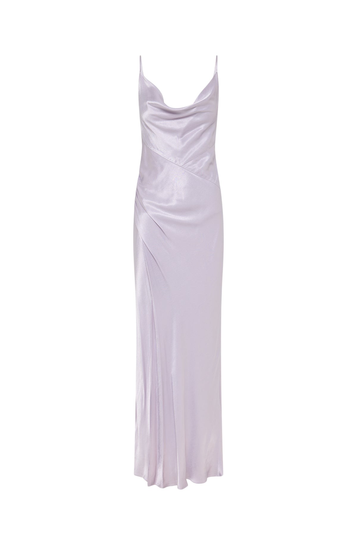 Shona Joy La Lune Cowl Neck Midi Dress – Lilac