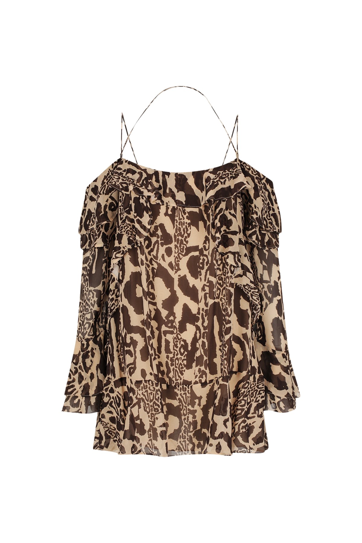 Shona Joy Goldie Tiered Mini Dress
