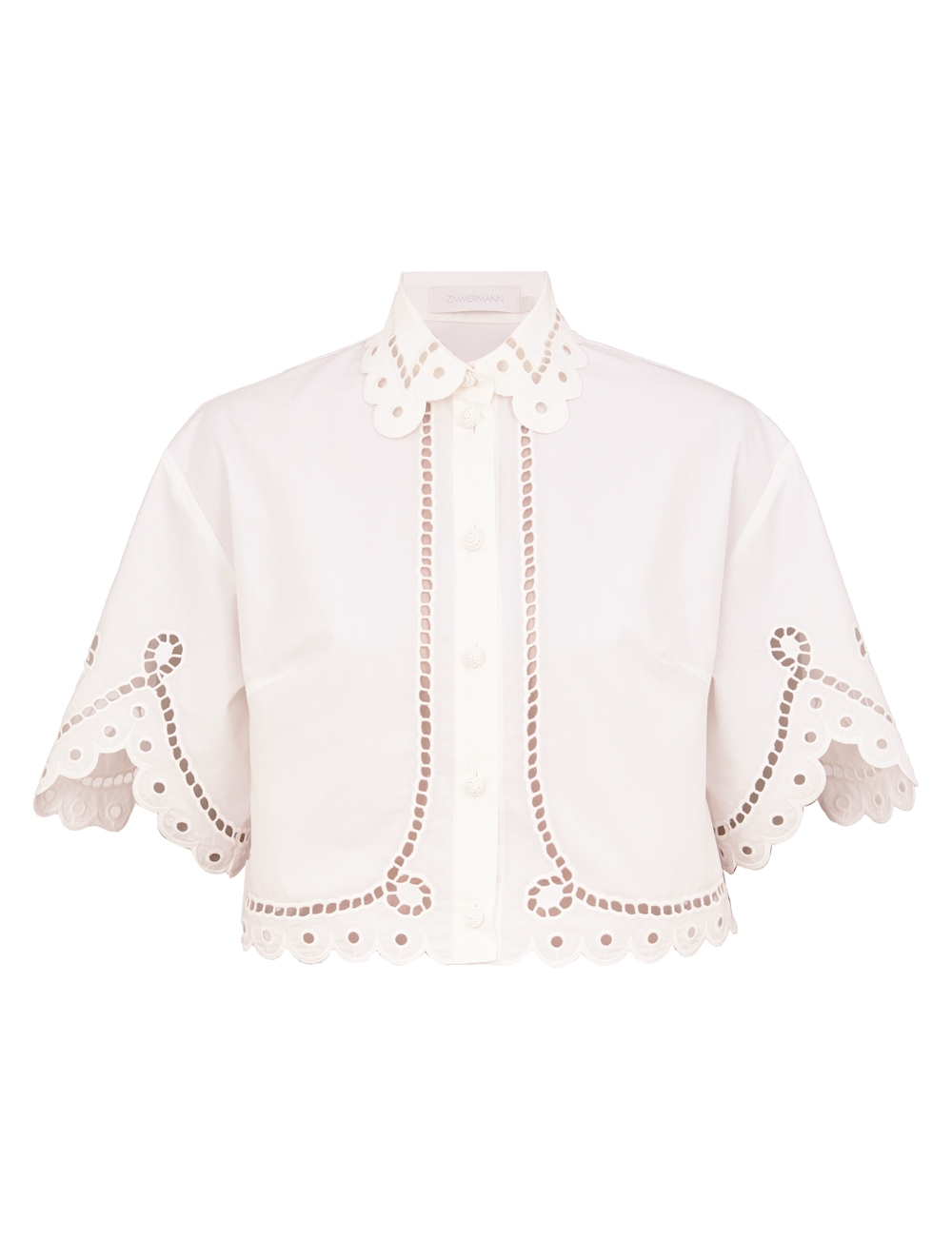 Zimmermann Scarborough Embroidered Shirt
