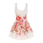 Zimmermann Scarborough Mini Dress Linen | Resort 2025 Collection Luxury Shoes Elevate your elegance in this Zimmermann Clothing Linen Mini Dress from the 2025 resort wear edit
