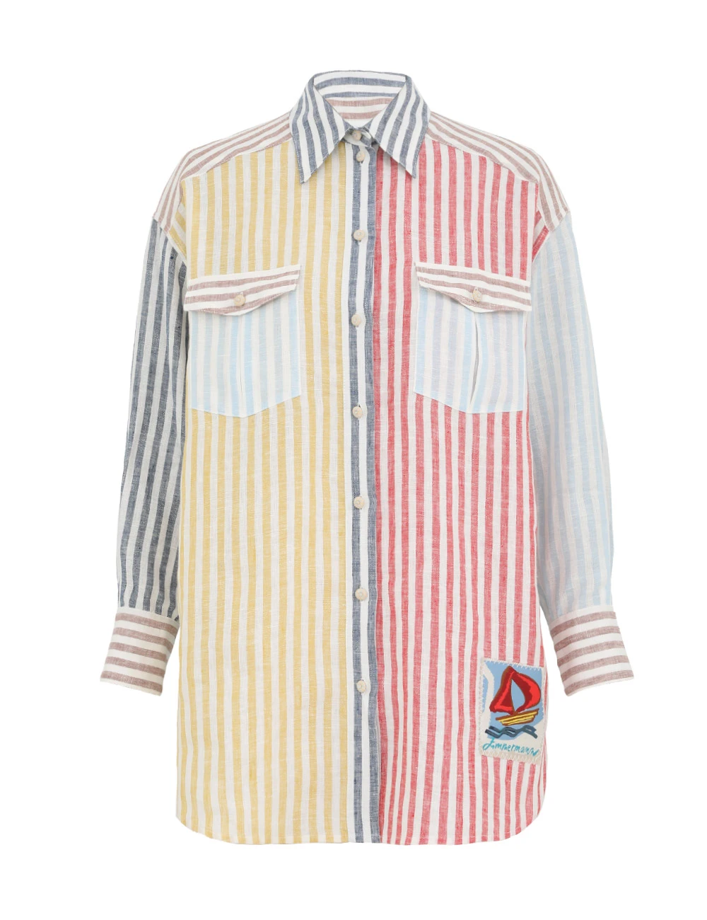 Zimmermann Scarborough Oversize Man Shirt Linen | Resort 2025 Collection Luxury Shoes Elevate your elegance in this Zimmermann Clothing Linen from the 2025 resort wear edit