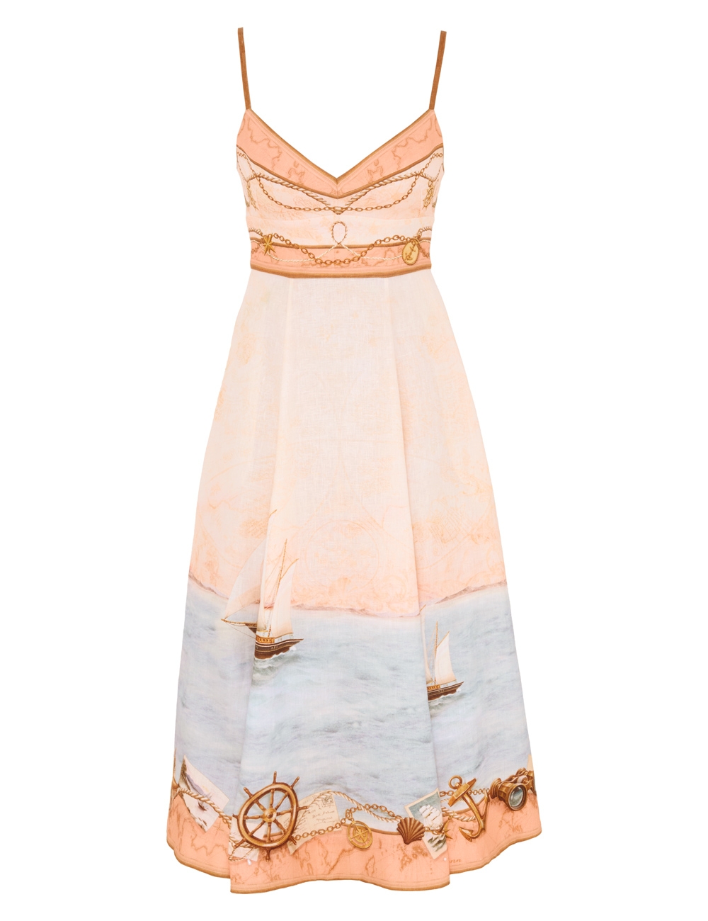 Zimmermann Scarborough Picnic Midi Dress