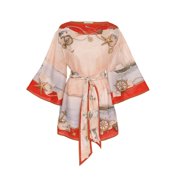 Elevate your elegance in this Zimmermann Clothing Silk Mini Dress from the 2025 resort wear edit