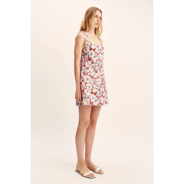 Posse Alice Mini Dress - Lily Garden – sustainable Dresses in Multicolour from Australian designer at Luxury Shoes .