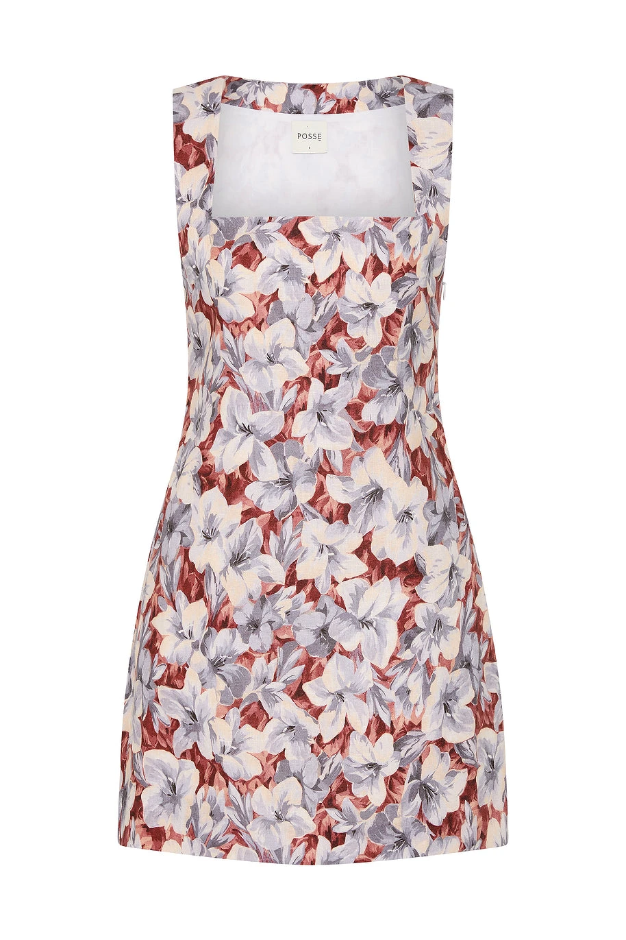 Posse Alice Mini Dress - Lily Garden – Minimalist Sustainable Dresses | Luxury Shoes Posse Alice Mini Dress - Lily Garden – sustainable Dresses in Multicolour from Australian designer at Luxury Shoes .