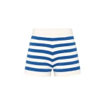 Posse Ari Short - Blue Stripe – sustainable Shorts in Blue from Australian designer at Luxury Shoes .