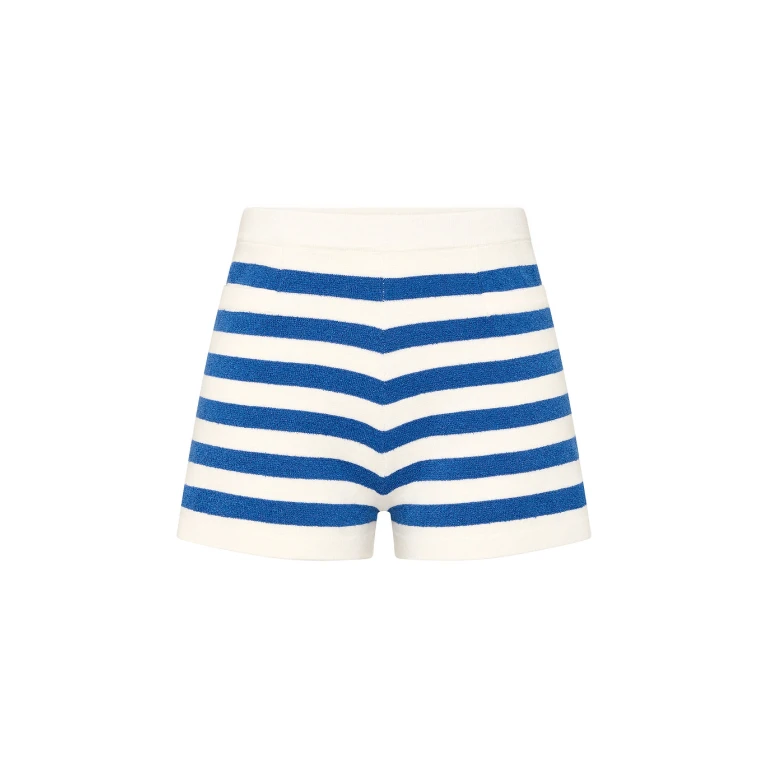 Posse Ari Short - Blue Stripe – sustainable Shorts in Blue from Australian designer at Luxury Shoes .