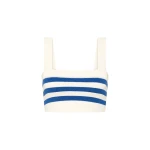 Posse Ari Top - Blue Stripe – sustainable Tops in Blue from Australian designer at Luxury Shoes .