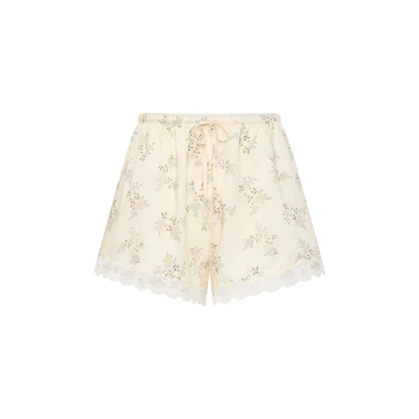 Posse Elodie Short - Blue Blooms – sustainable Shorts in Blue from Australian designer at Luxury Shoes .