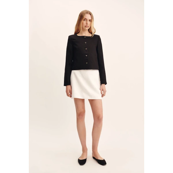 Posse Emma Jacket - Black – sustainable Jackets in Black from Australian designer at Luxury Shoes .