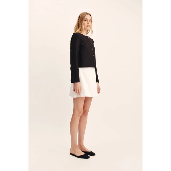Posse Emma Jacket - Black – sustainable Jackets in Black from Australian designer at Luxury Shoes .