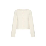 Posse Emma Jacket - Cream – sustainable Jackets in Ivory from Australian designer at Luxury Shoes .