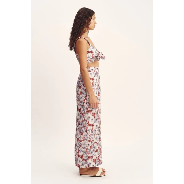 Posse Emma Pencil Skirt - Lily Garden – sustainable Skirts in Multicolour from Australian designer at Luxury Shoes .
