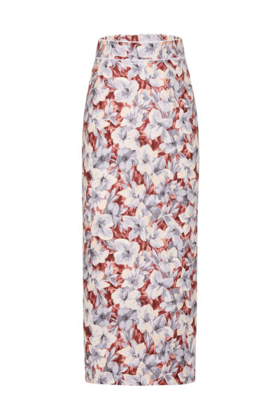 Posse Emma Pencil Skirt - Lily Garden – sustainable Skirts in Multicolour from Australian designer at Luxury Shoes .